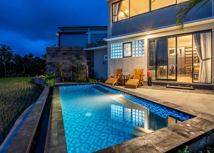 Villa Maple Ridge - Private Pool & Rice Field View *